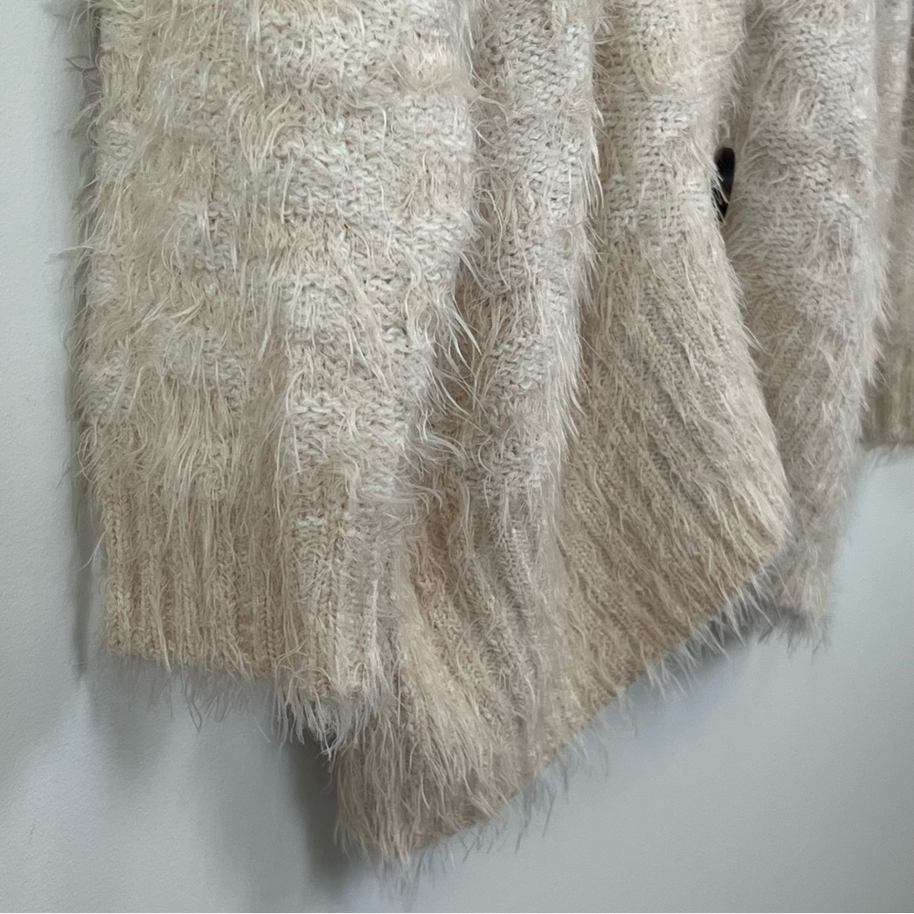 Wild Fable Cream Fuzzy Cardigan - Picture 5 of 12
